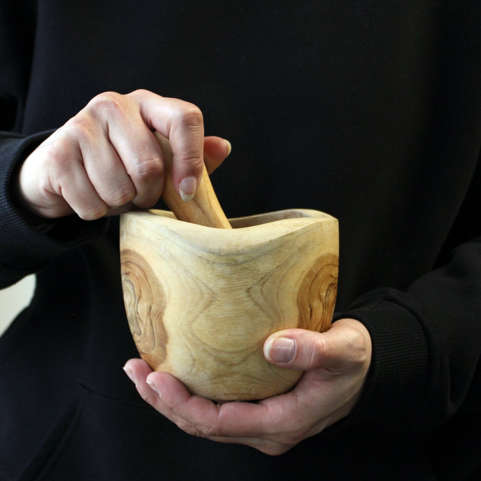 Large Teak Ergo Pestle and Mortar | #product_category# - OneRoofGifts
