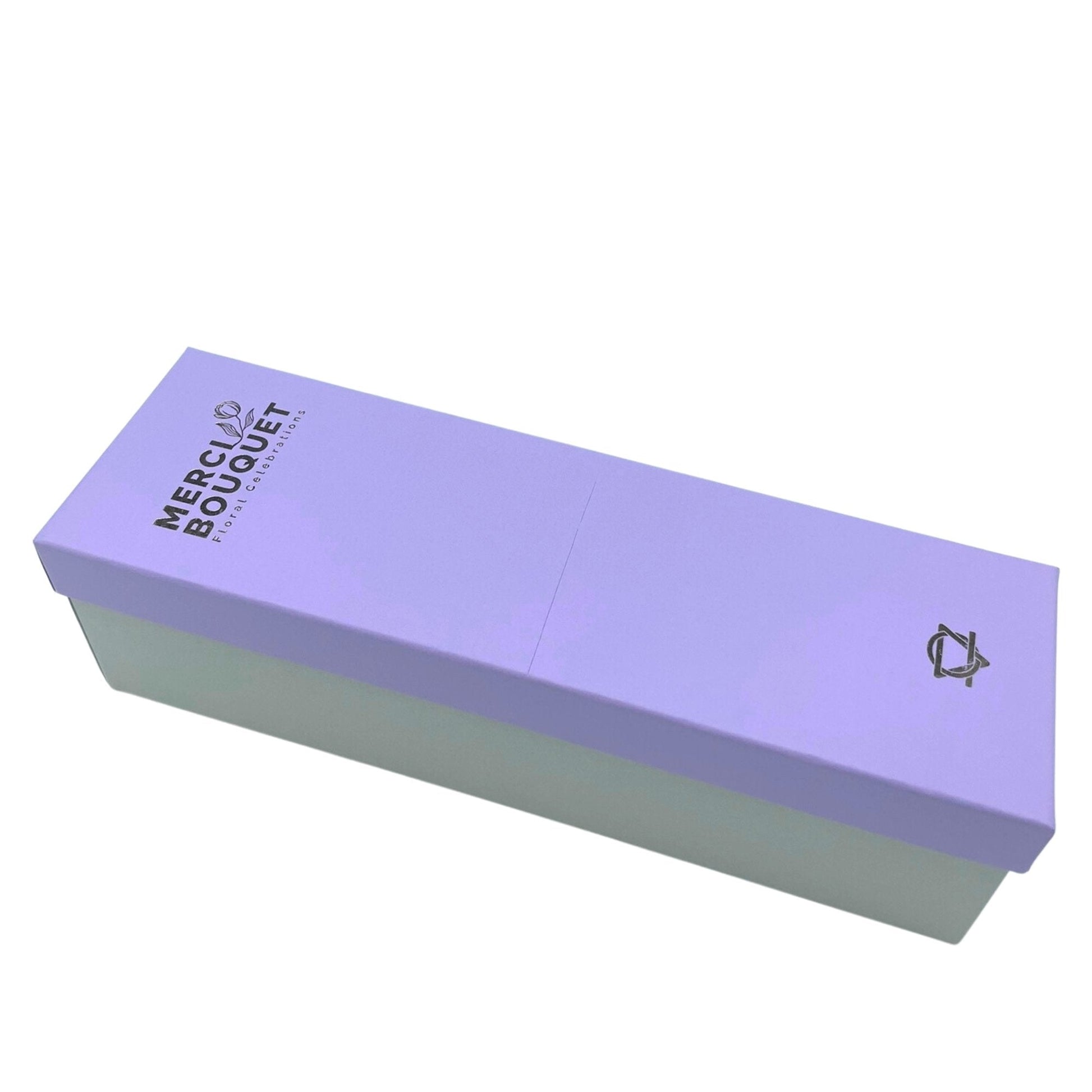 Lavender, Rose, and Carnation Long Box Arrangement | #product_category# - OneRoofGifts