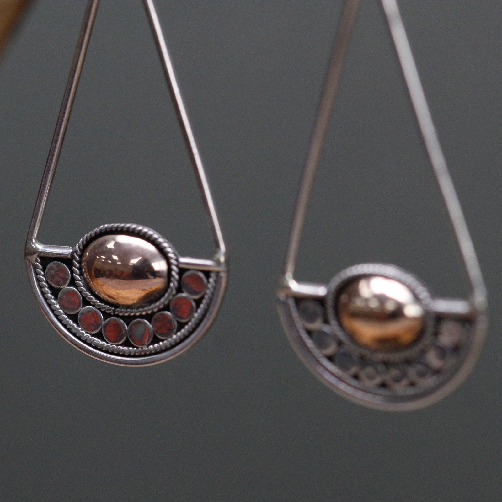 Luna Balance Earrings in Silver and Gold | #product_category# - OneRoofGifts