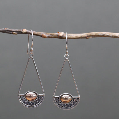 Luna Balance Earrings in Silver and Gold | #product_category# - OneRoofGifts