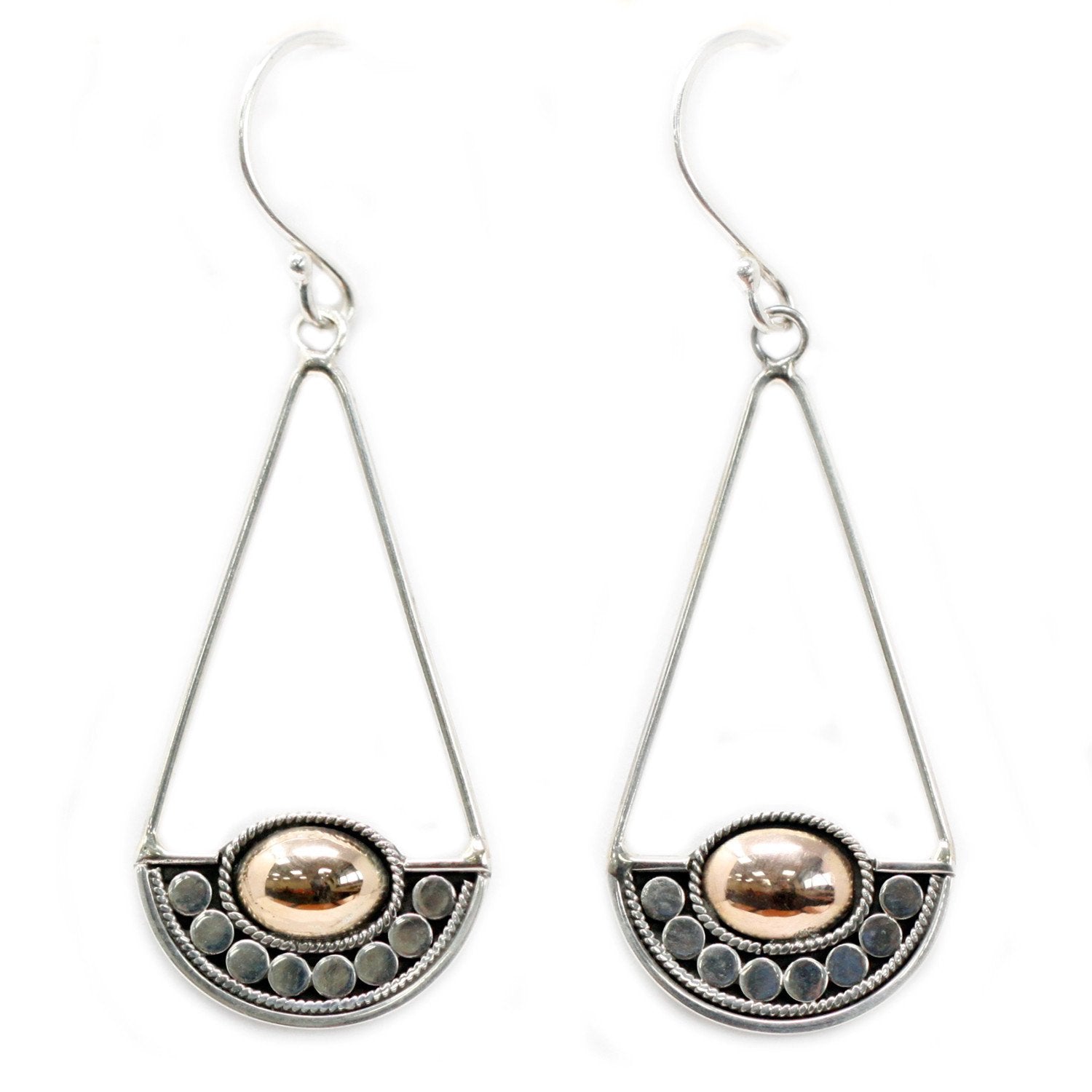 Luna Balance Earrings in Silver and Gold | #product_category# - OneRoofGifts