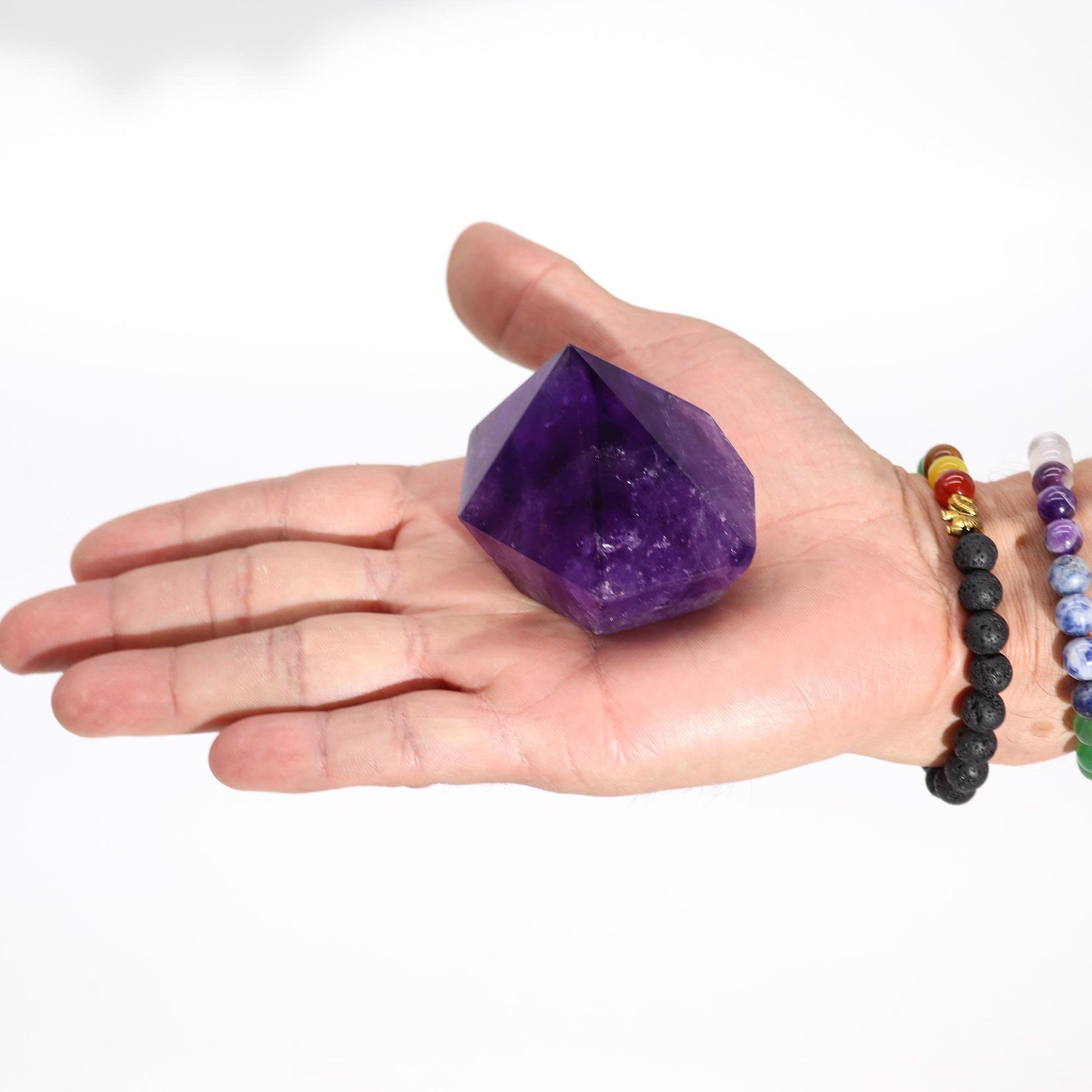 Medium Amethyst Obelisk | #product_category# - OneRoofGifts