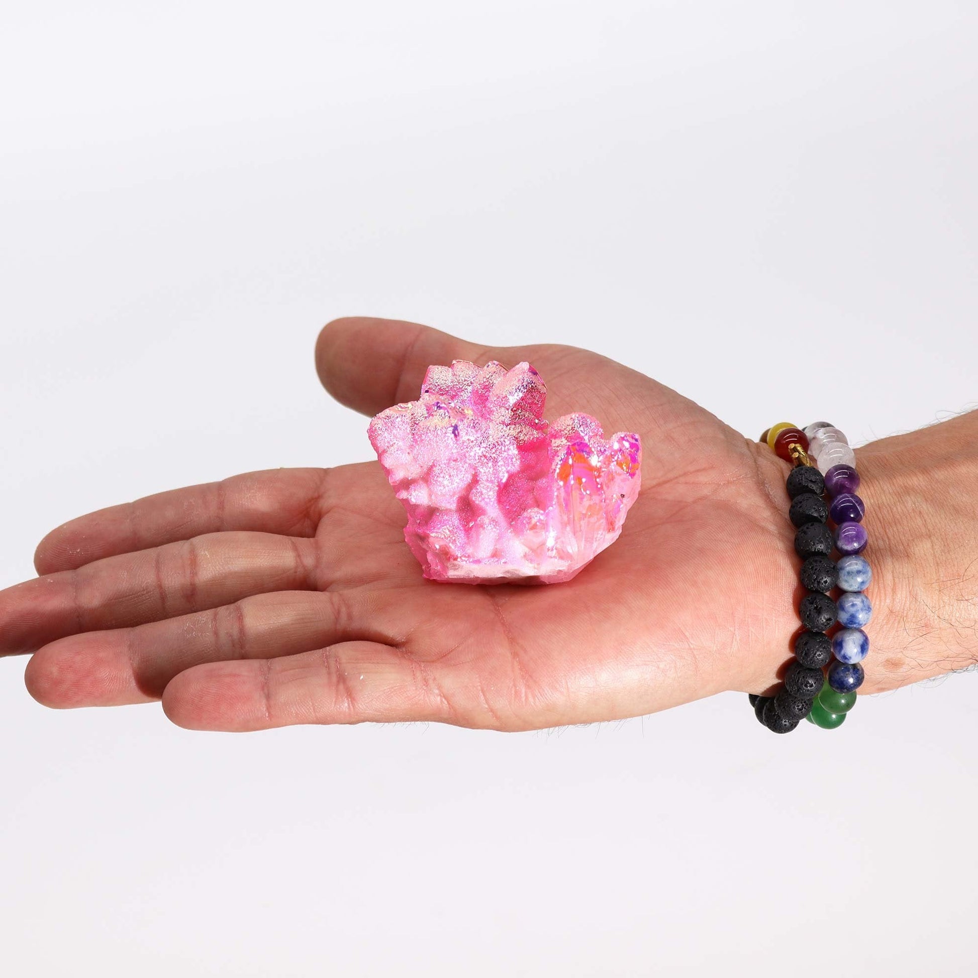 Medium Rose Halo Quartz | #product_category# - OneRoofGifts