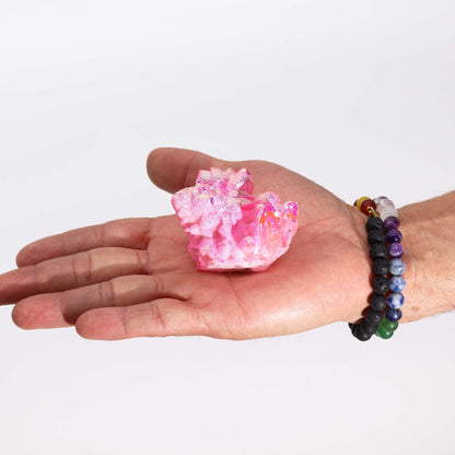 Medium Rose Halo Quartz | #product_category# - OneRoofGifts