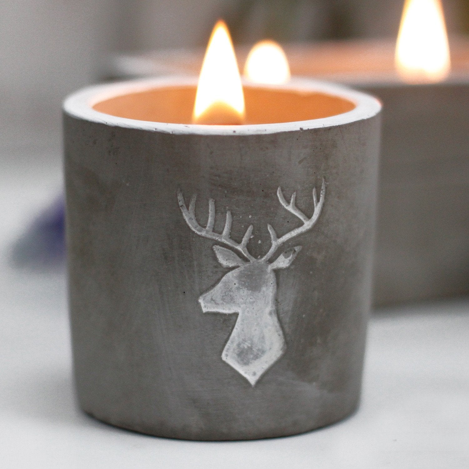 Medium Whiskey & Woodsmoke Candle | #product_category# - OneRoofGifts