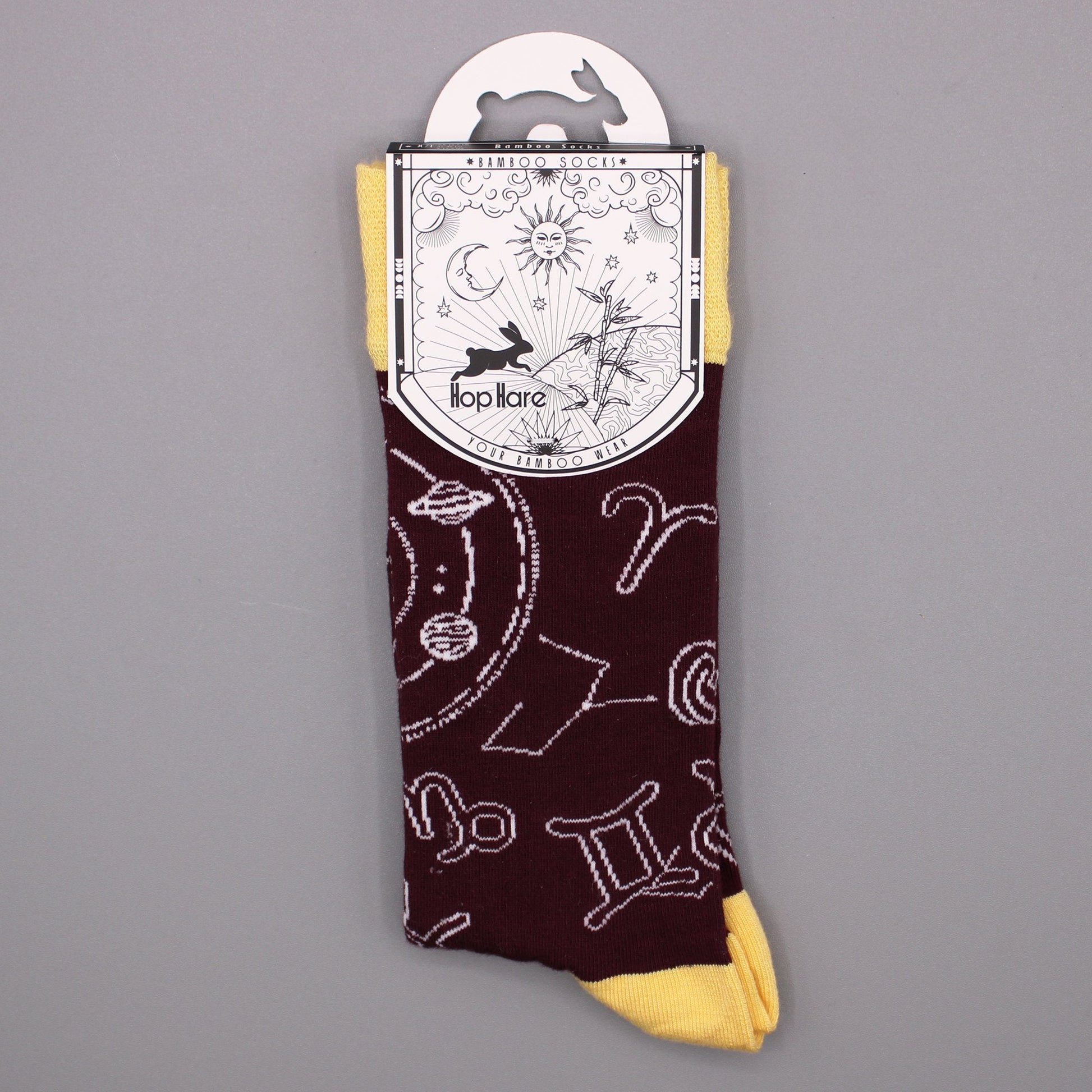 M/L Hop Hare Zodiac Bamboo Socks | #product_category# - OneRoofGifts