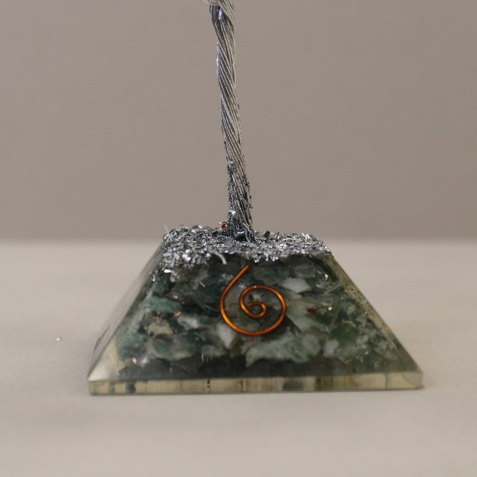Moss Agate Gemstone Tree with Orgone Base - 80 Stones | #product_category# - OneRoofGifts