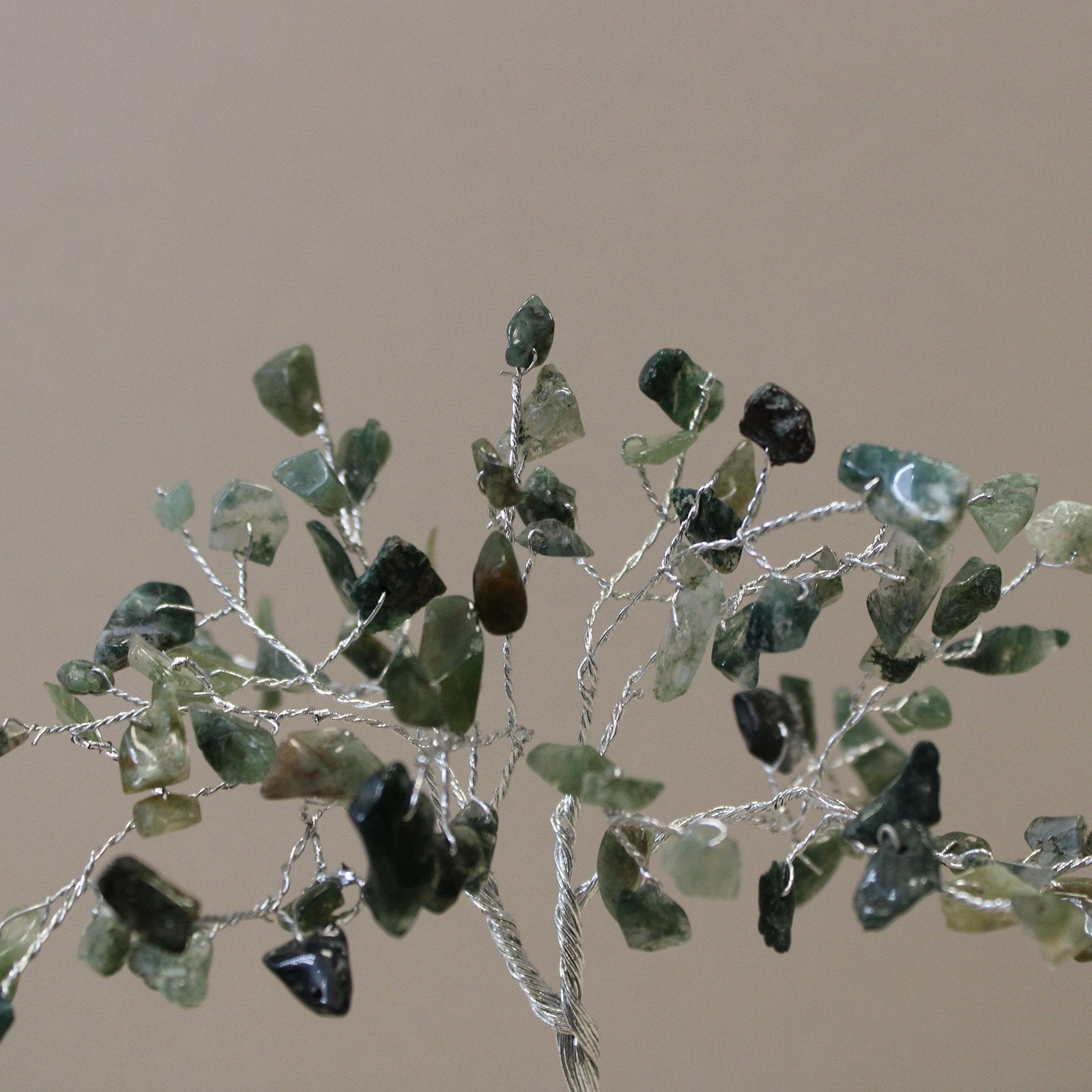 Moss Agate Gemstone Tree with Orgone Base - 80 Stones | #product_category# - OneRoofGifts