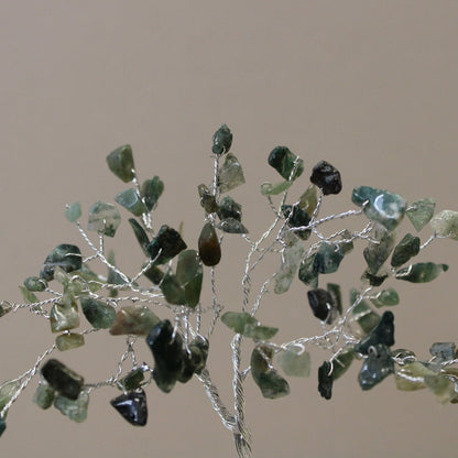 Moss Agate Gemstone Tree with Orgone Base - 80 Stones | #product_category# - OneRoofGifts