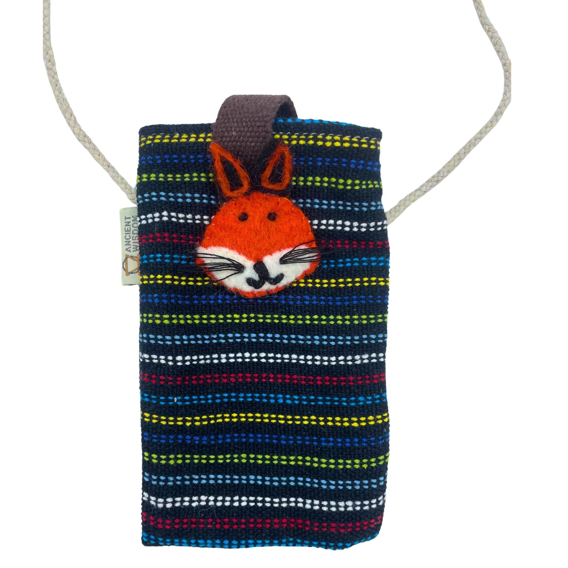 Multi - Color and Black Phone Holder Bag | #product_category# - OneRoofGifts
