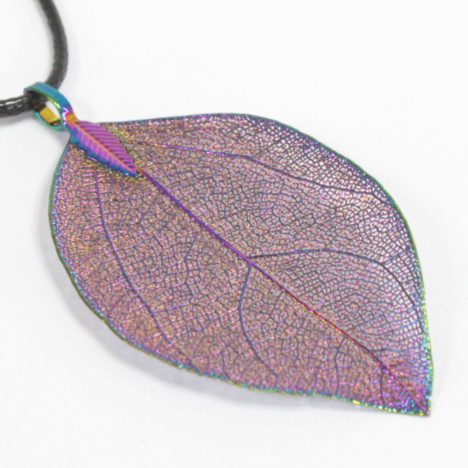Multicolor Bravery Leaf Necklace | #product_category# - OneRoofGifts