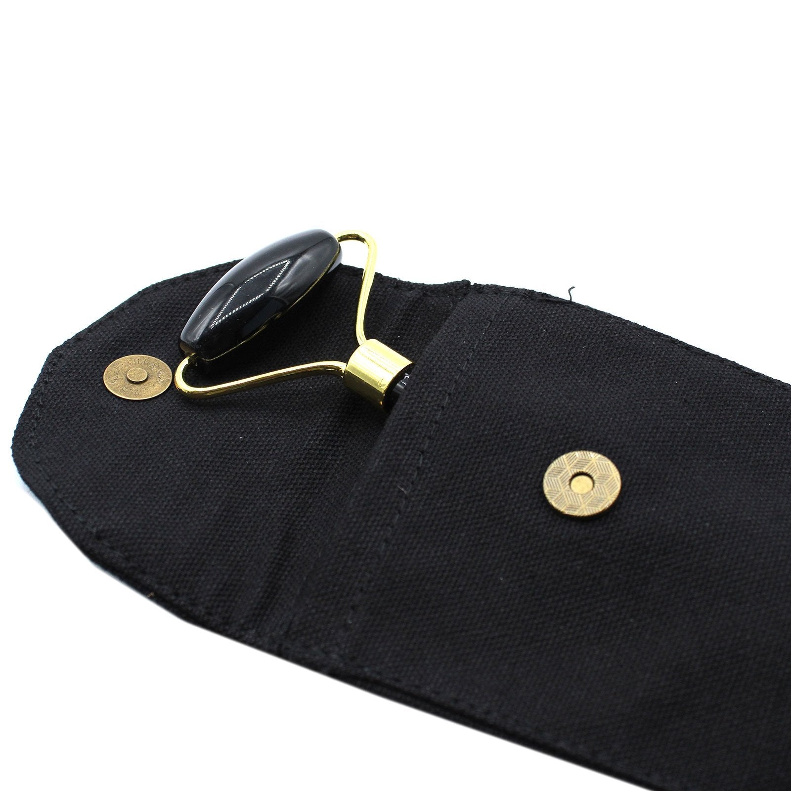 Obsidian Face Roller, Black Gemstone | #product_category# - OneRoofGifts