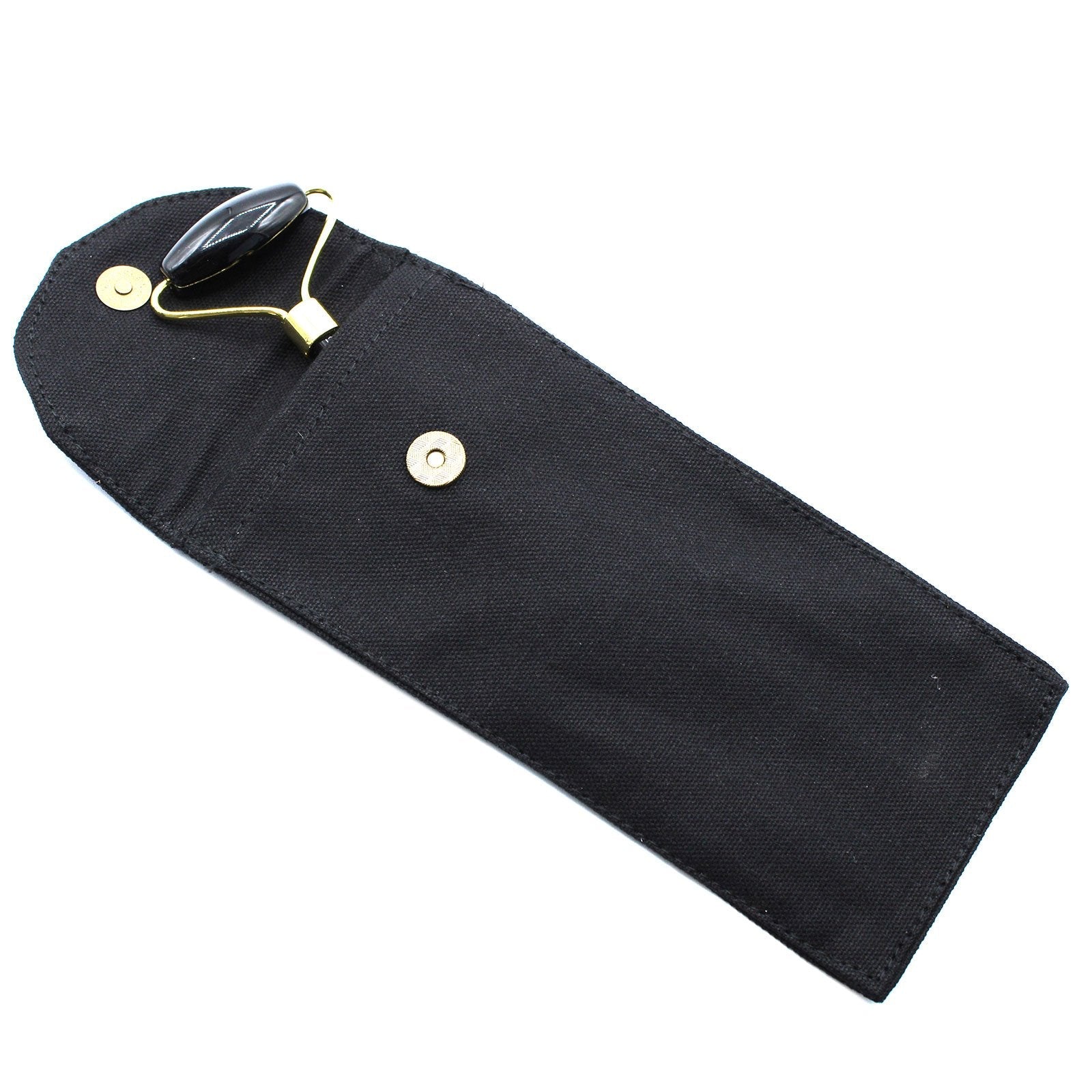 Obsidian Face Roller, Black Gemstone | #product_category# - OneRoofGifts