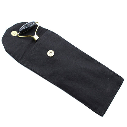 Obsidian Face Roller, Black Gemstone | #product_category# - OneRoofGifts