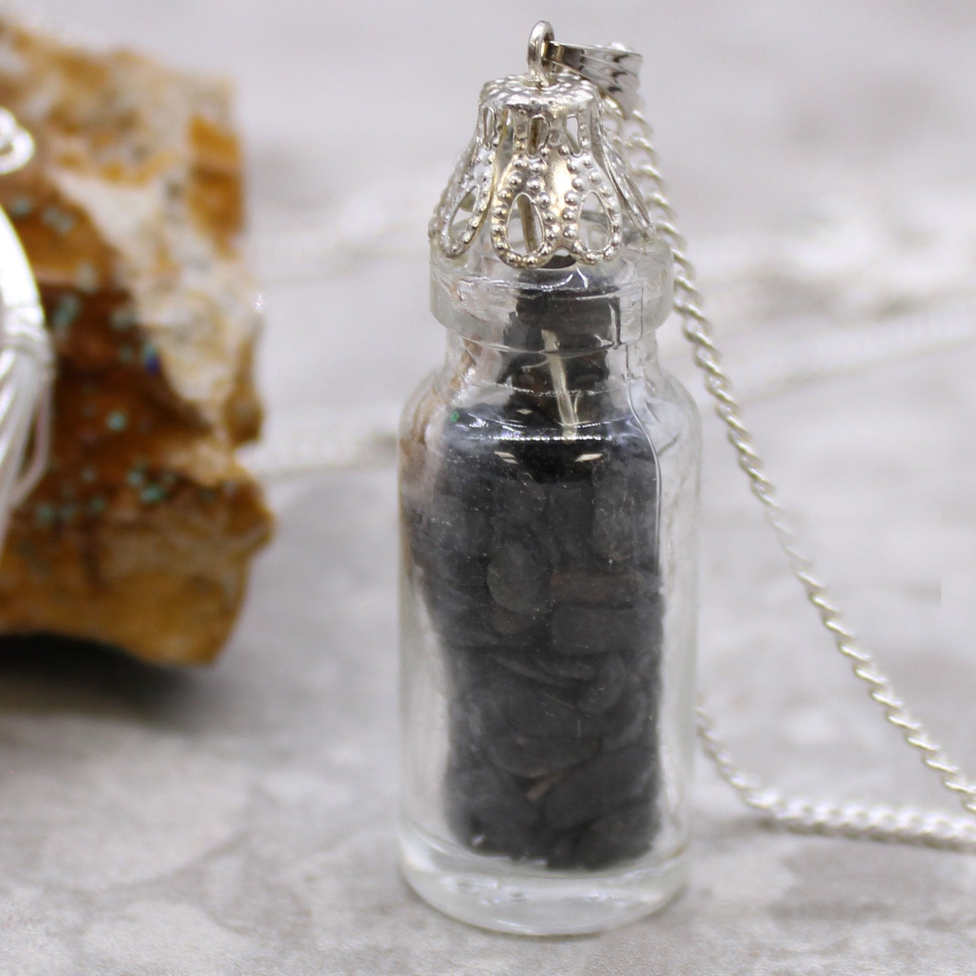 Onyx Gemstone Necklace in Black | #product_category# - OneRoofGifts