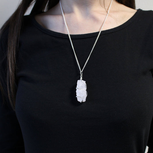 Opalite Wrapped Gemstone Necklace - Cascade Style | #product_category# - OneRoofGifts
