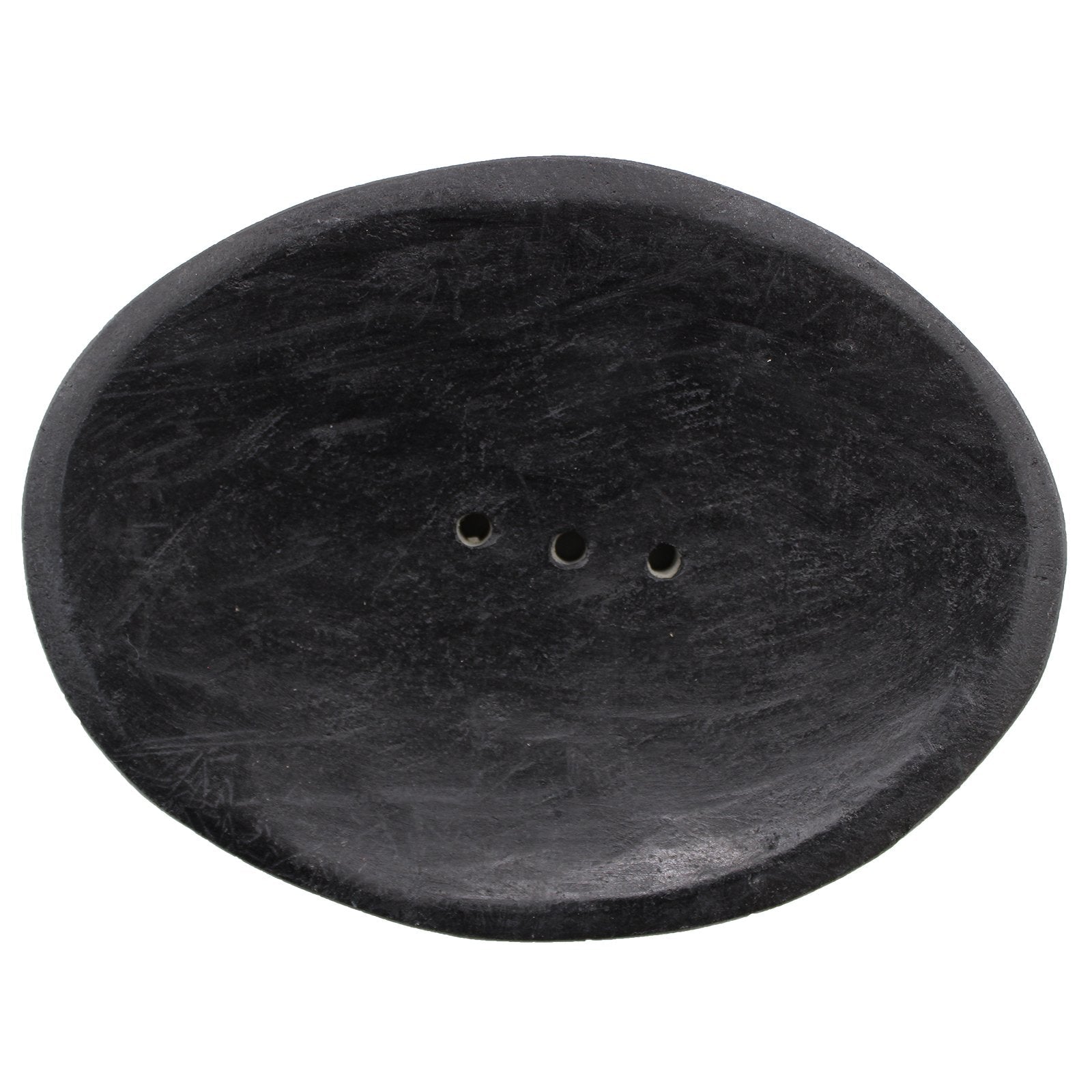 Oval Black Marble Soap Dish | #product_category# - OneRoofGifts