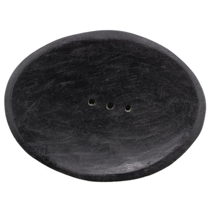 Oval Black Marble Soap Dish | #product_category# - OneRoofGifts