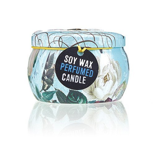 Parisian Weekend Artistic Tin Candle - Floral Peonies - Assorted Design | #product_category# - OneRoofGifts