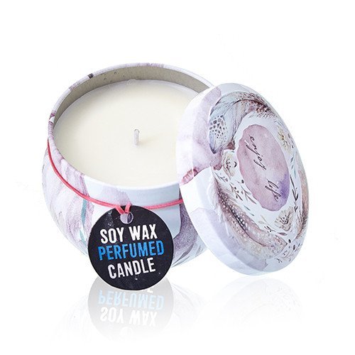 Parisian Weekend Artistic Tin Candle - Floral Peonies - Assorted Design | #product_category# - OneRoofGifts
