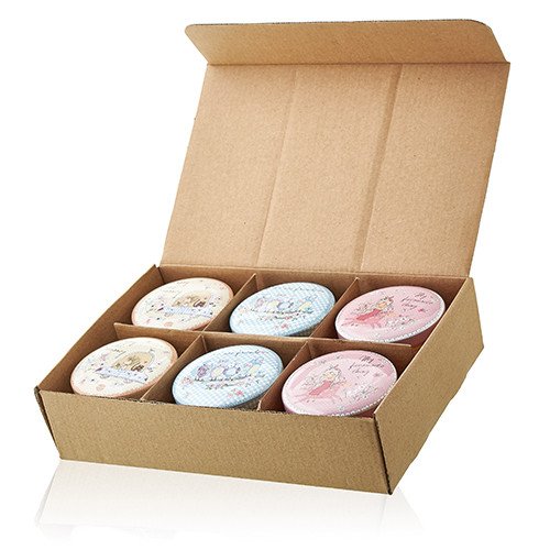 Parma Violet Artistic Tin Candle with Positive Messages - Assorted Designs | #product_category# - OneRoofGifts