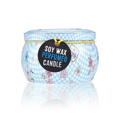Parma Violet Artistic Tin Candle with Positive Messages - Assorted Designs | #product_category# - OneRoofGifts
