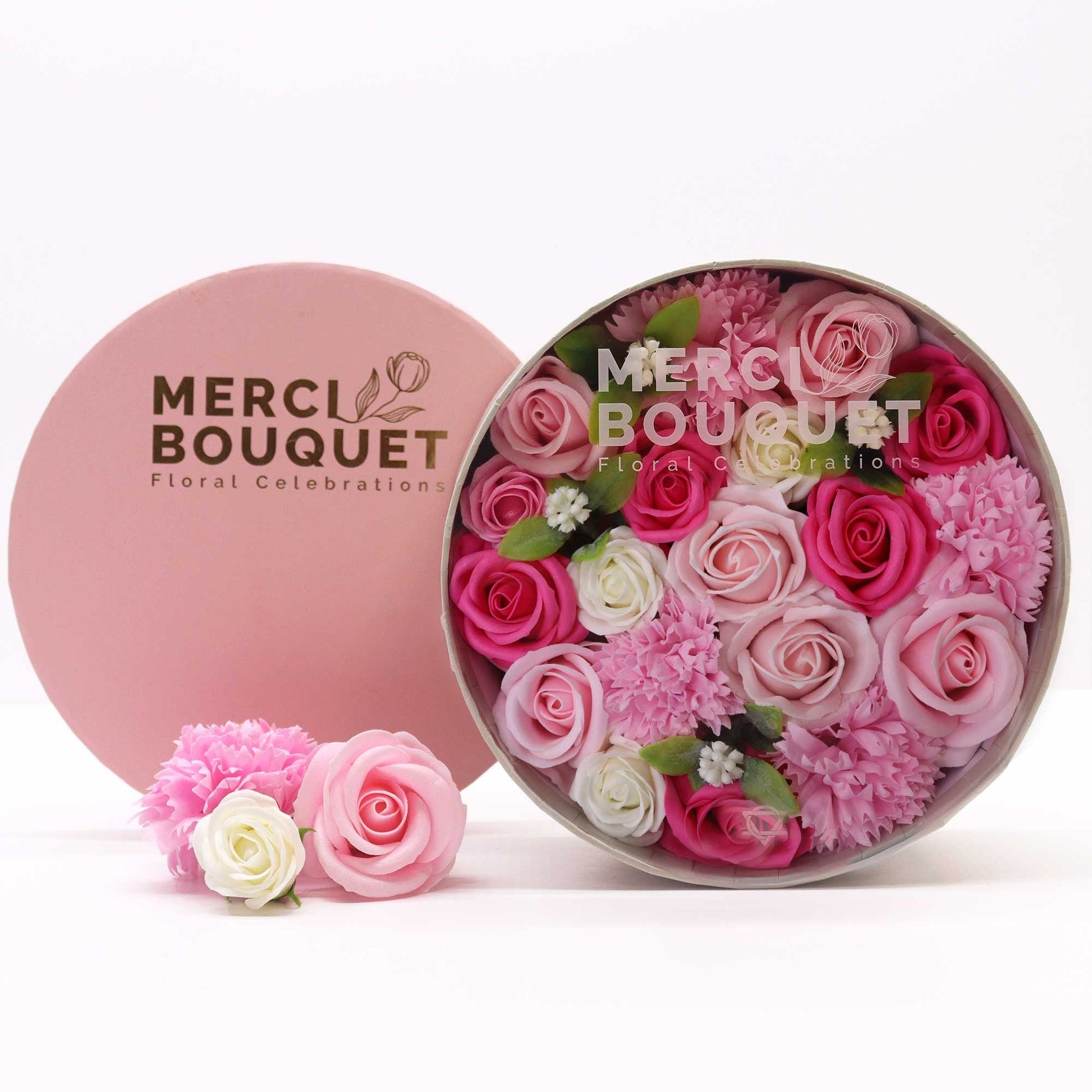 Pink Baby Blessings Round Box | #product_category# - OneRoofGifts