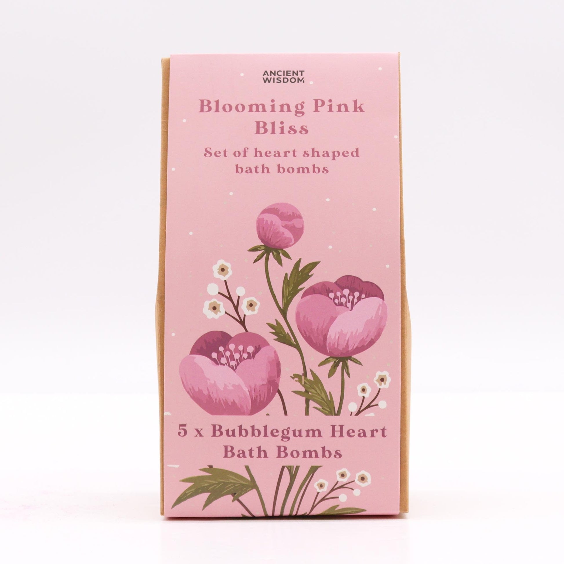 Pink Bliss Blooming Bath Heart Set | #product_category# - OneRoofGifts
