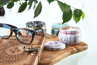Raspberry Scented Tin Candle - Assorted Sea Life Designs | #product_category# - OneRoofGifts