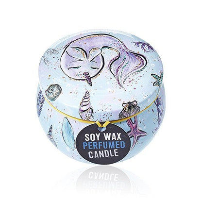 Raspberry Scented Tin Candle - Assorted Sea Life Designs | #product_category# - OneRoofGifts
