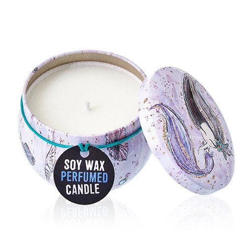 Raspberry Scented Tin Candle - Assorted Sea Life Designs | #product_category# - OneRoofGifts