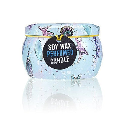 Raspberry Scented Tin Candle - Assorted Sea Life Designs | #product_category# - OneRoofGifts
