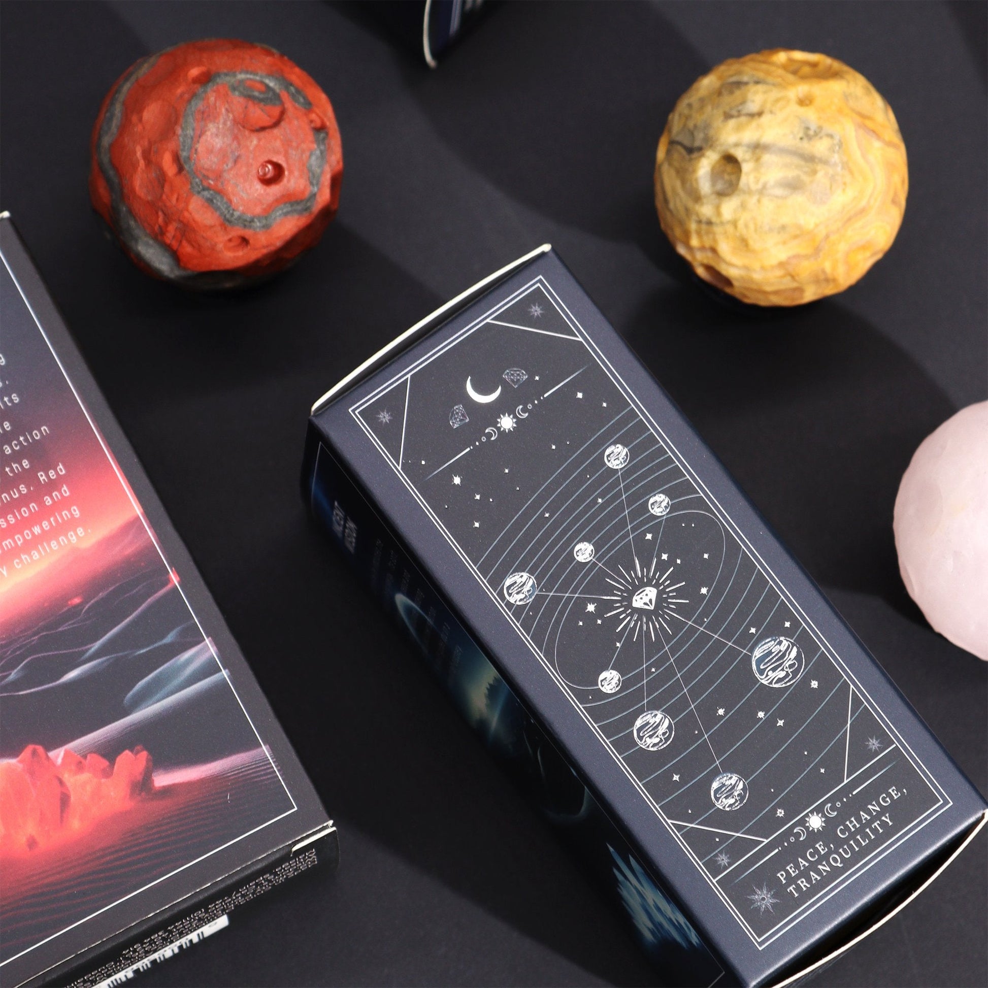 Red Jasper Mars Planet on Goldstone Stand | #product_category# - OneRoofGifts