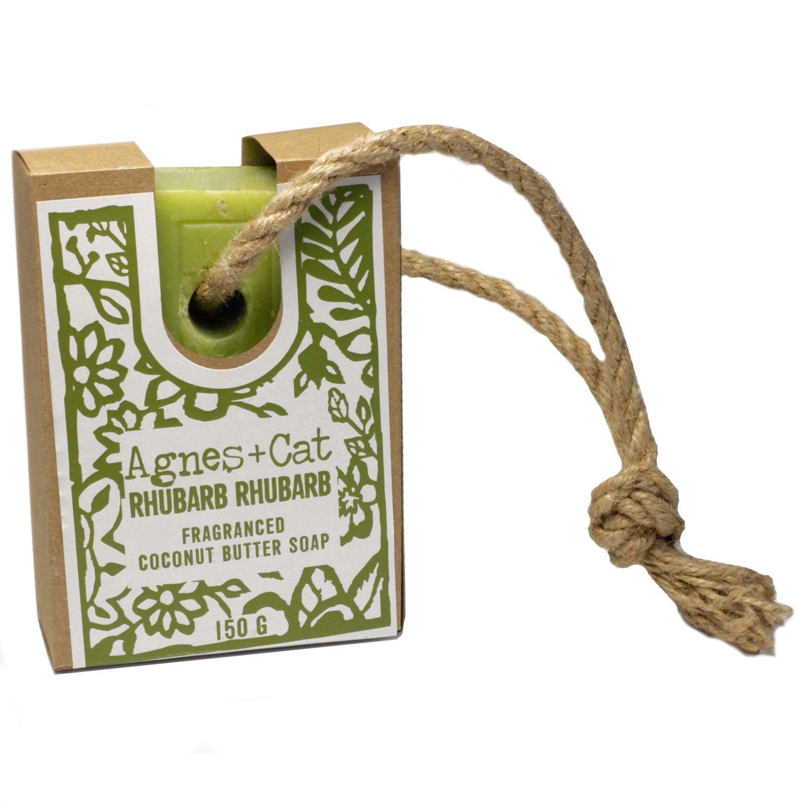 Rhubarb & Apple Handcrafted Soap on a Rope | #product_category# - OneRoofGifts