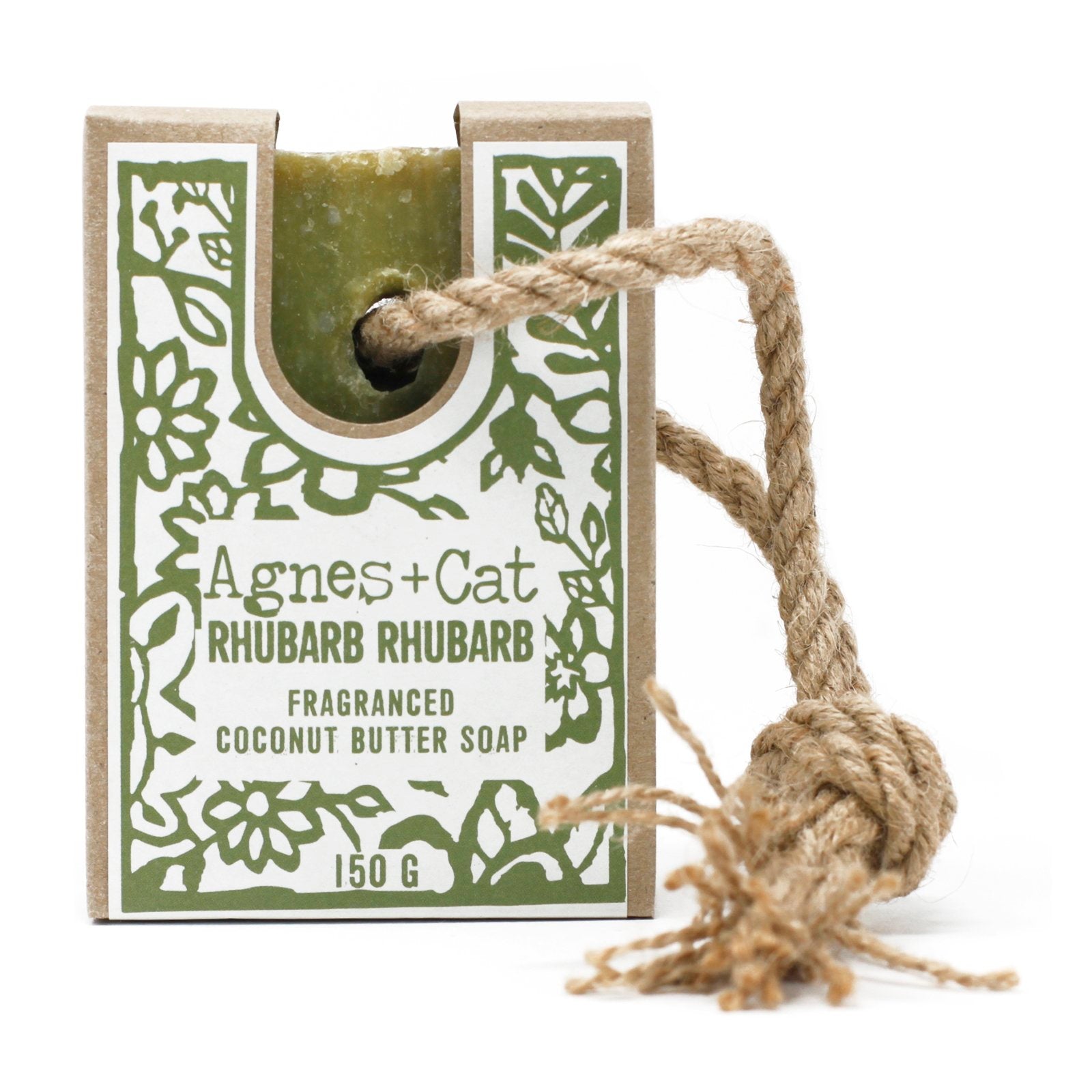 Rhubarb & Apple Handcrafted Soap on a Rope | #product_category# - OneRoofGifts