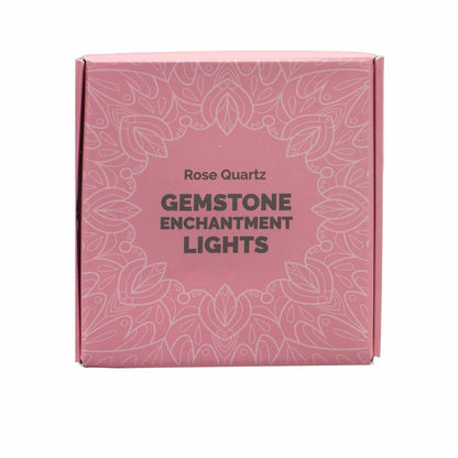 Rose Quartz Enchantment Gemstone Lights | #product_category# - OneRoofGifts