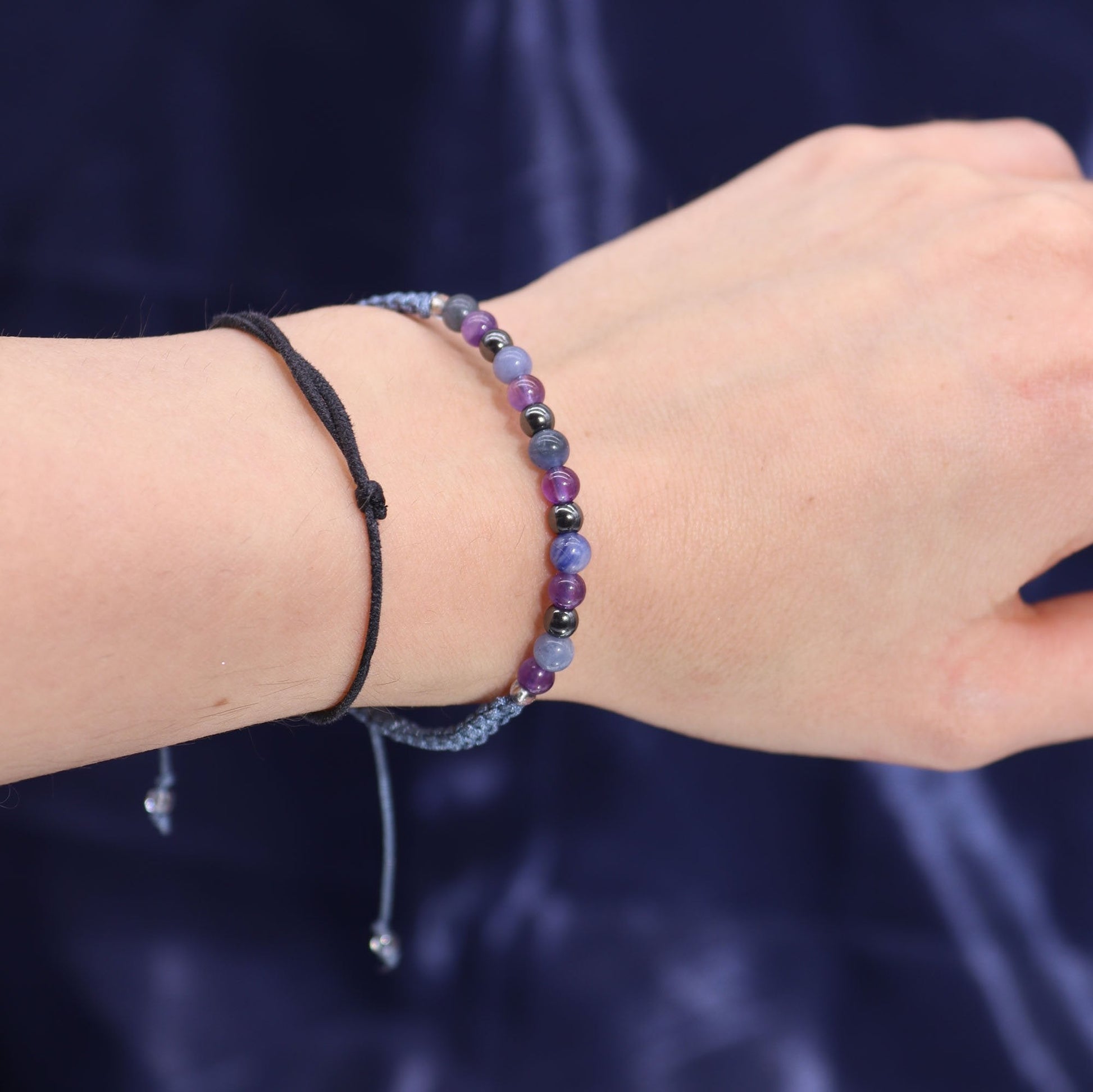 Sagittarius Zodiac Crystal Candle with Gemstone Bracelet | #product_category# - OneRoofGifts