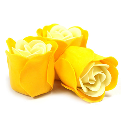 Set of 3 Heart - Shaped Spring Roses Soap Flowers | #product_category# - OneRoofGifts