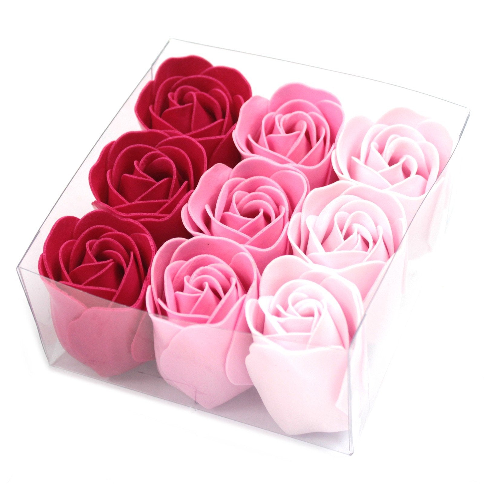 Set of 9 Pink Rose Soap Flowers | #product_category# - OneRoofGifts