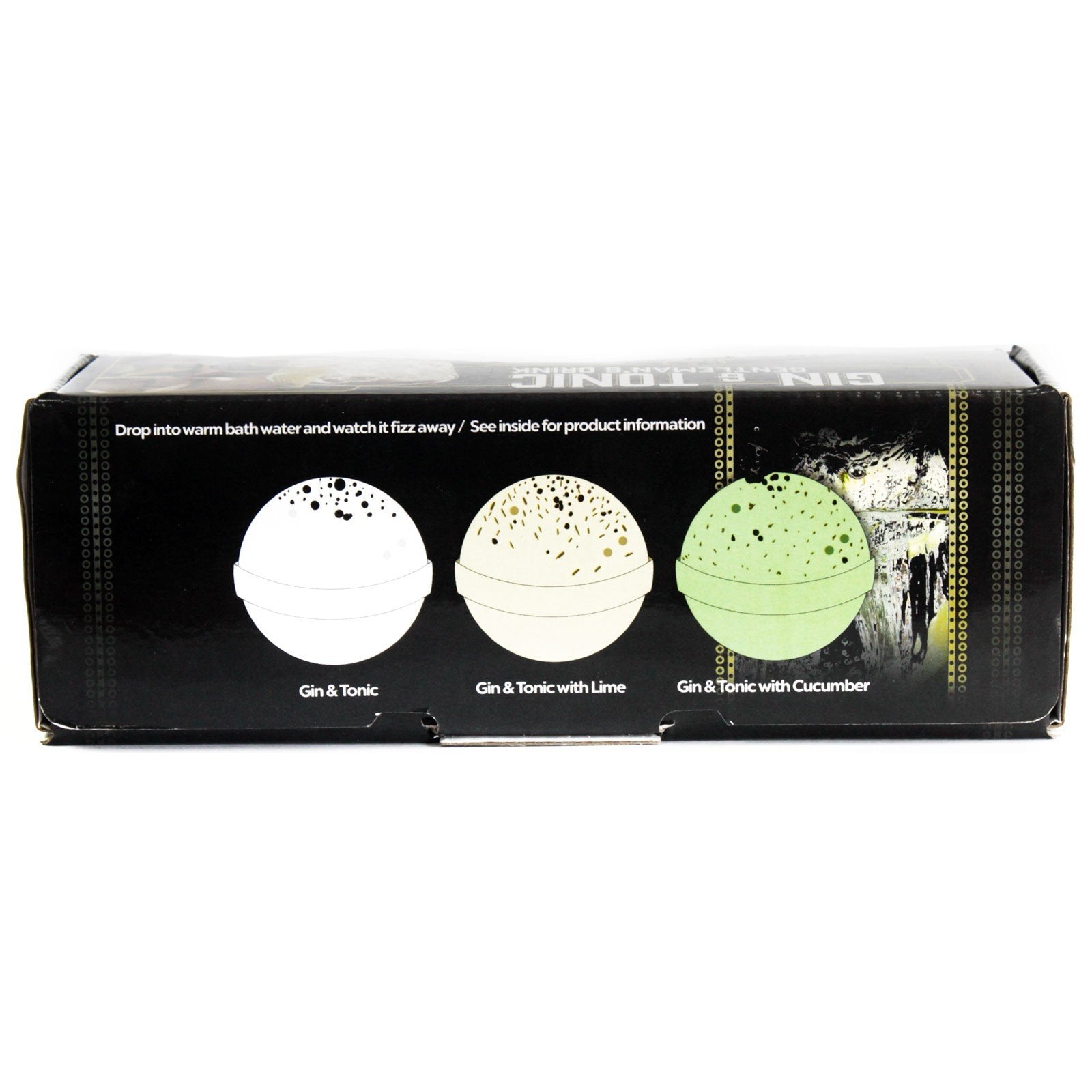 Set of Three Bath Bombs - Gin and Tonic Scent | #product_category# - OneRoofGifts