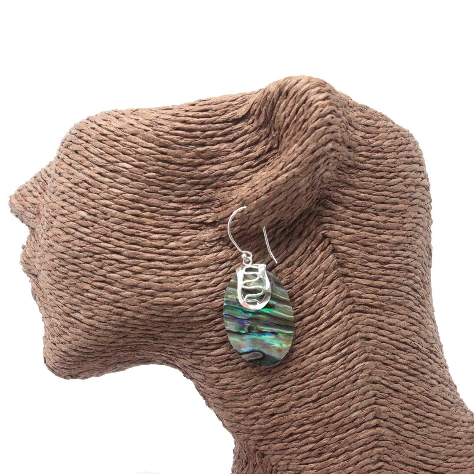 Silver and Abalone Shell Earrings | #product_category# - OneRoofGifts