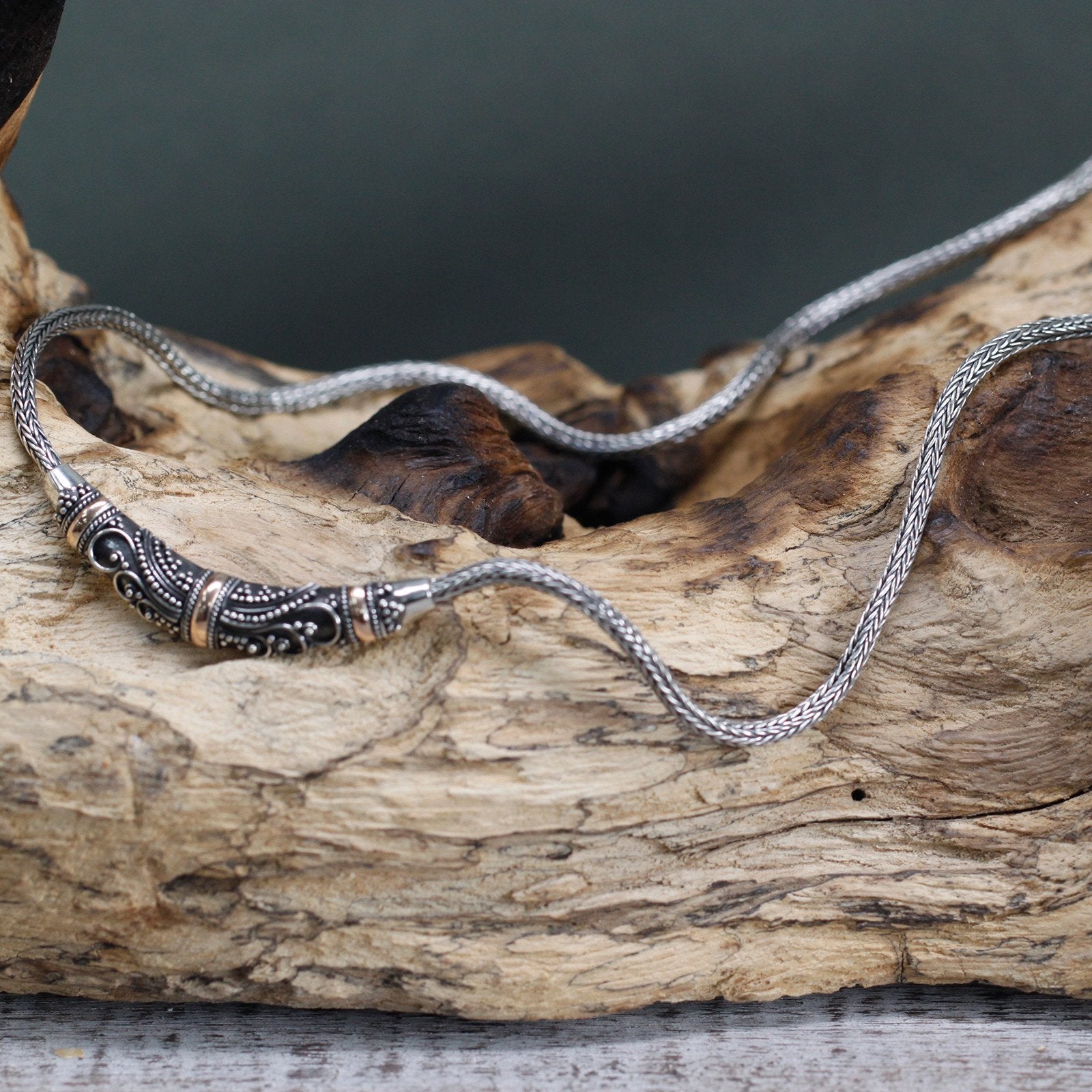 Silver and Gold Tribal Necklace | #product_category# - OneRoofGifts