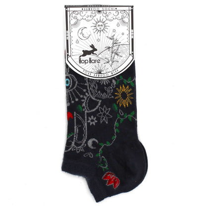 S/M (3.5 - 6.5) Hop Hare Bamboo Low Socks - Hamsa | #product_category# - OneRoofGifts