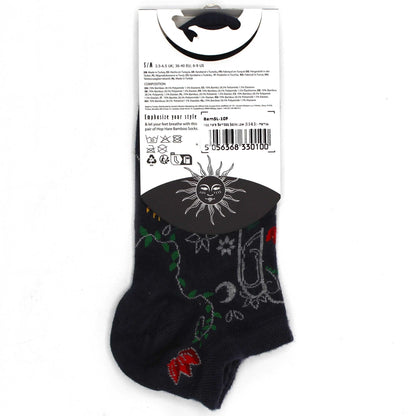 S/M (3.5 - 6.5) Hop Hare Bamboo Low Socks - Hamsa | #product_category# - OneRoofGifts
