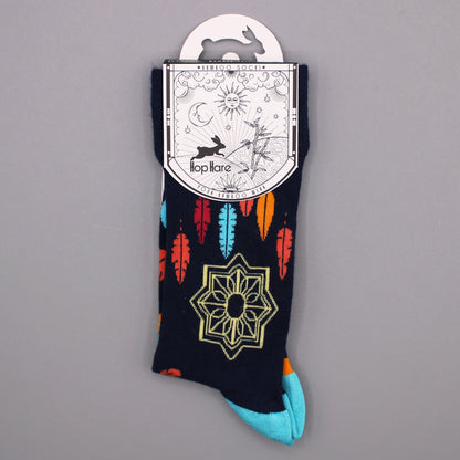 S/M Hop Hare Dreamcatcher Bamboo Socks | #product_category# - OneRoofGifts