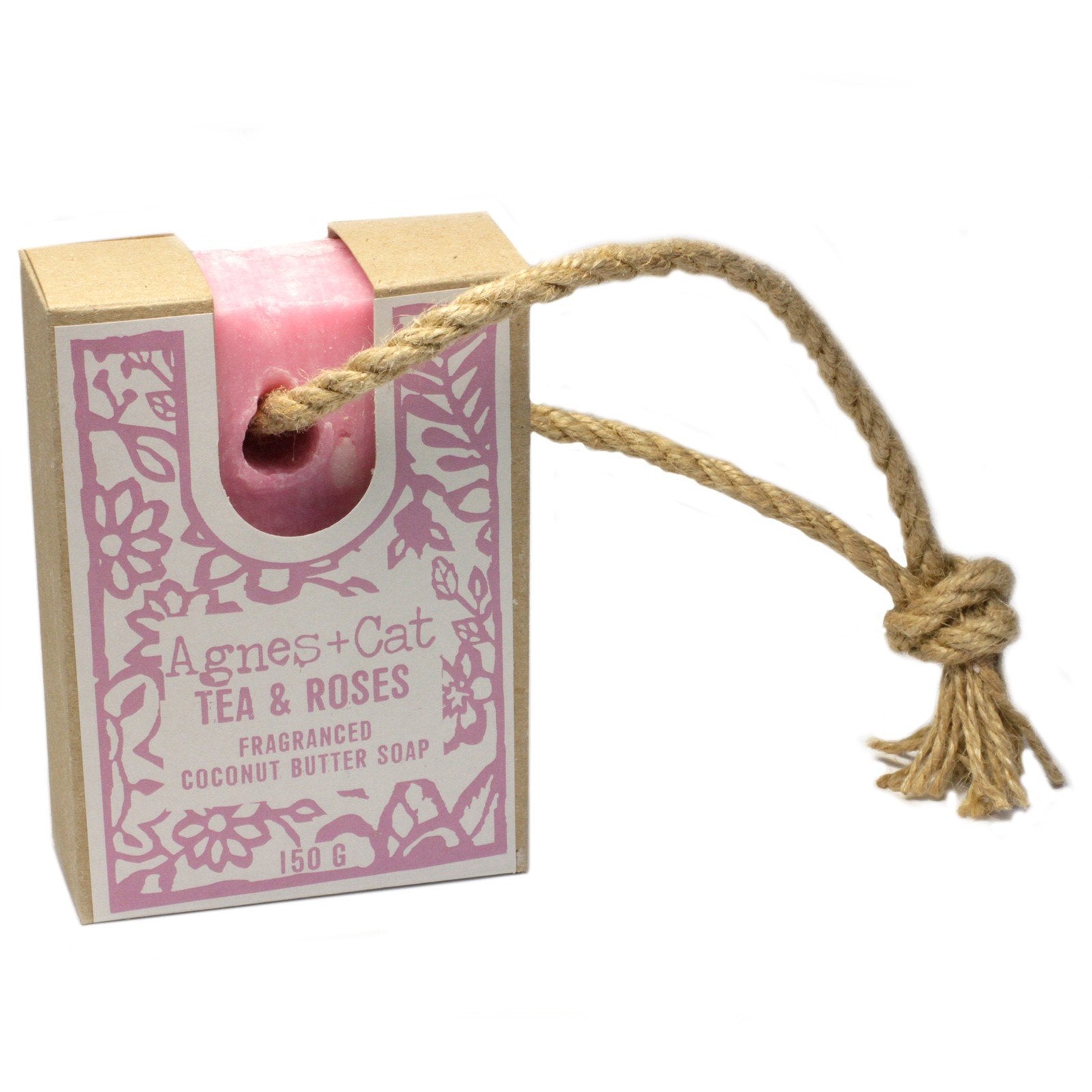 Soap on a Rope, Tea and Roses | #product_category# - OneRoofGifts