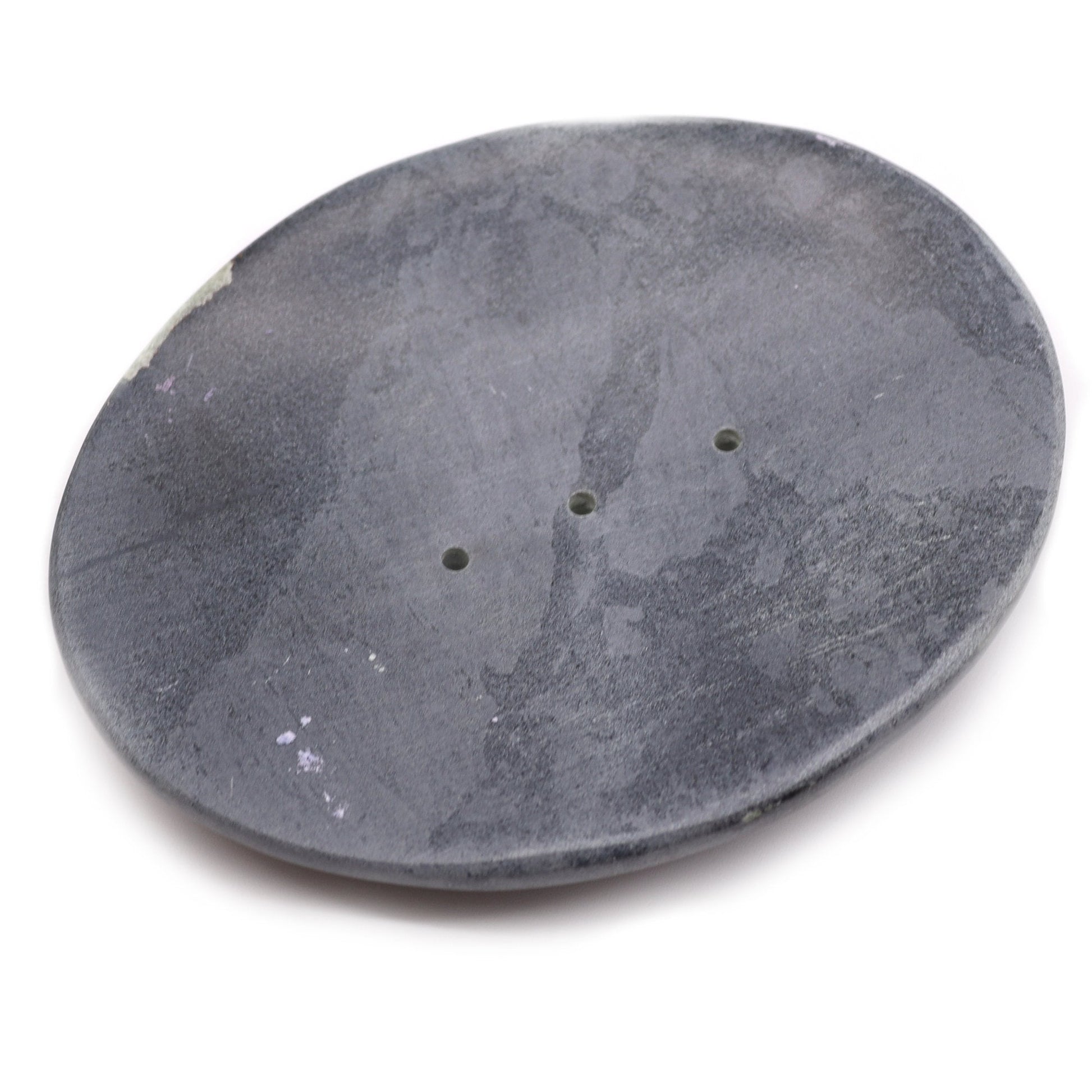 Soapstone Oval Soap Dish, Grey | #product_category# - OneRoofGifts