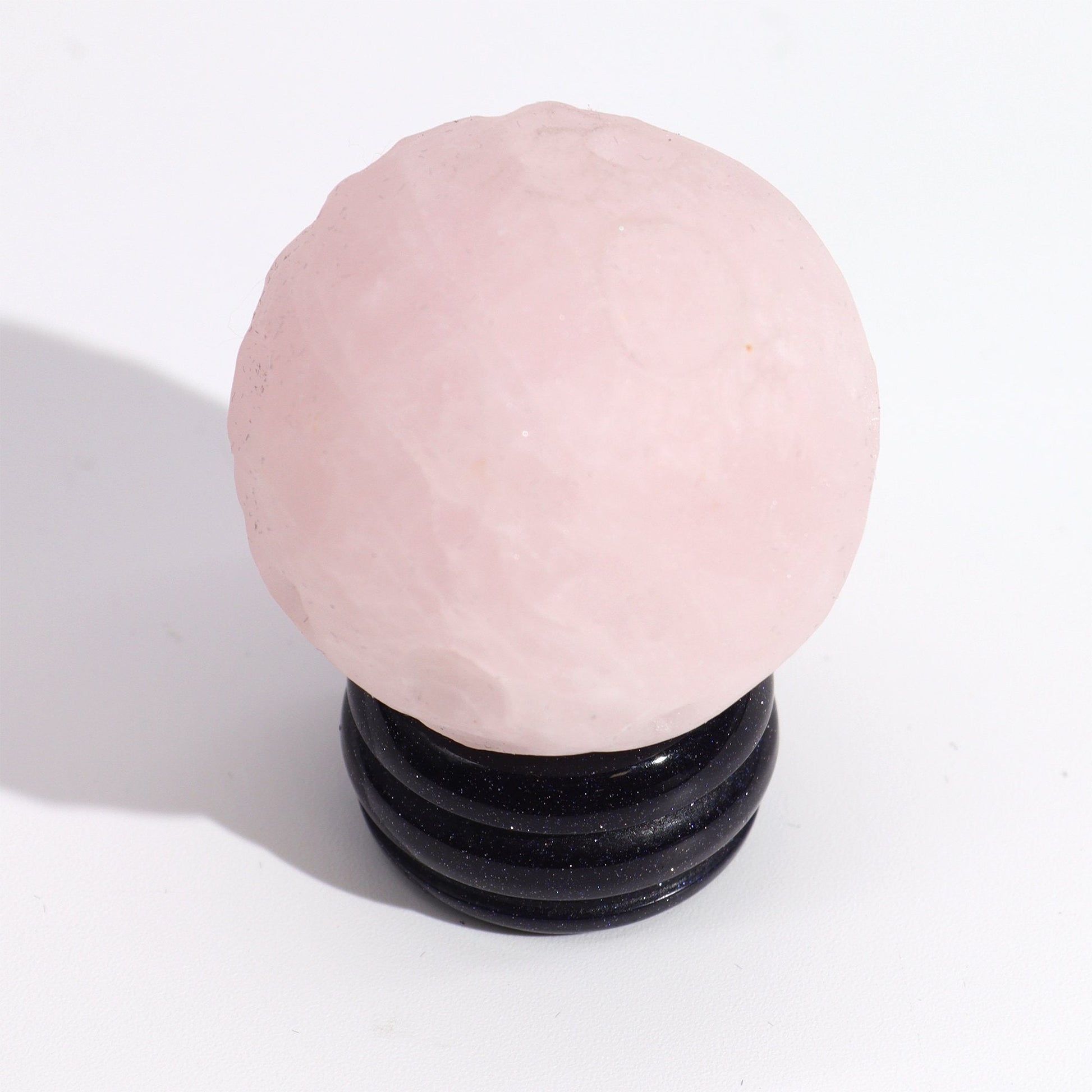 Sola Goldstone Stand with Rose Quartz Venus Planet | #product_category# - OneRoofGifts