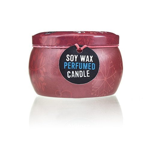 Spiced Orange Scent Artistic Tin Candle - Vintage Christmas Design | #product_category# - OneRoofGifts