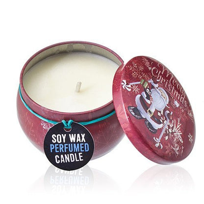Spiced Orange Scent Artistic Tin Candle - Vintage Christmas Design | #product_category# - OneRoofGifts